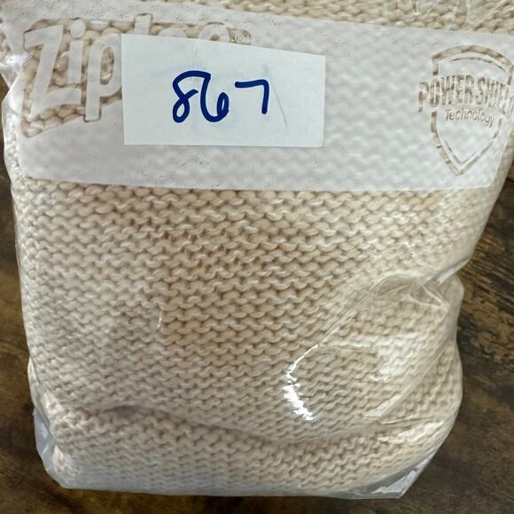 Haven well within turtleneck knit sweater size small 5% wool beige - Picture 7 of 7